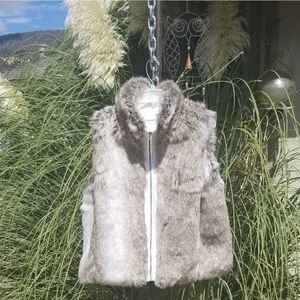Beautiful Reversible Faux Fur Vest